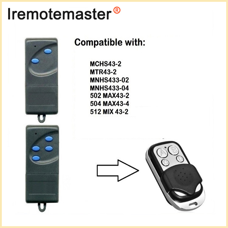 Bakeng sa 502 MAX43-2/504 MAX43-2 Gate Opener 433.92MHz