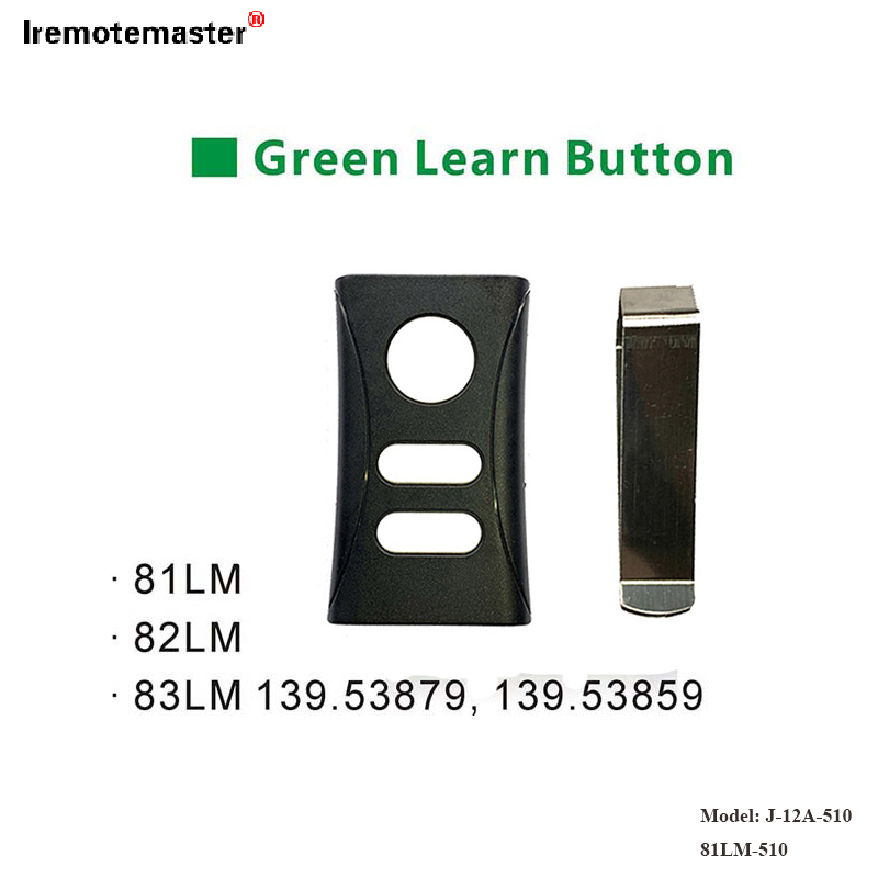 For 81LM 82LM 83LM Green Learn Button 390MHz Garage Door Remote Replacement